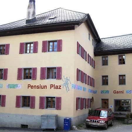 Pensiun Garni Plaz Hotel Scuol Buitenkant foto